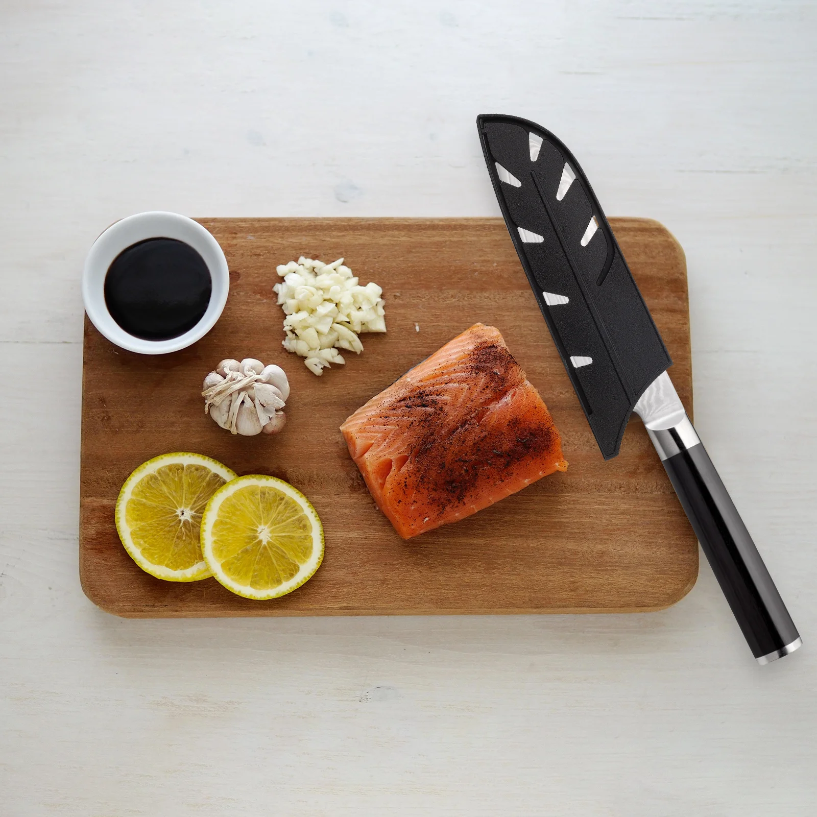 

6pcs Knife Protectors Plastic Scabbards For Chef Cutlery Safety Sleeves Kitchen Gadgets Portable Cutter Covers Knife