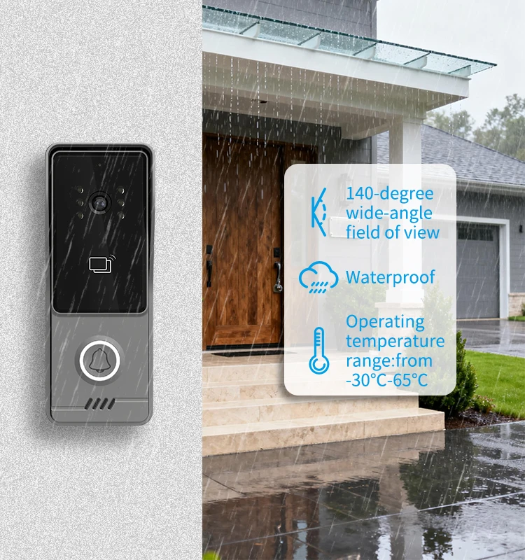2 Wire Video Intercom System 1 - огляд і ціна Smart Doorbell Wired