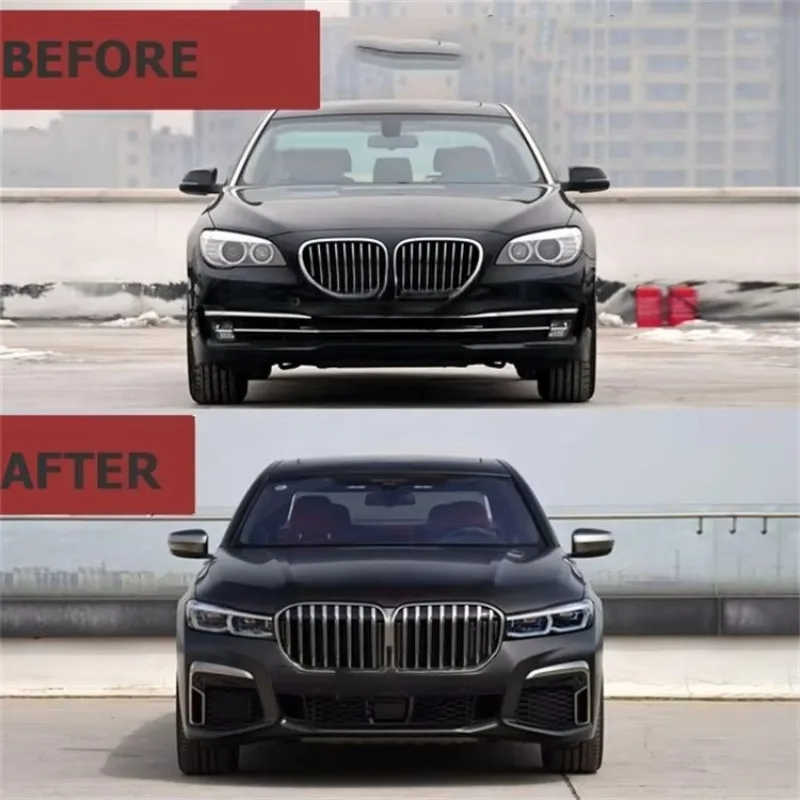 7 Series F01 F02 to G12 Body Kits 2009-2015Year7S Body Parts F02 Old to New Bodykit G12 2021 Facelif  730li 740li  Car Bumpers