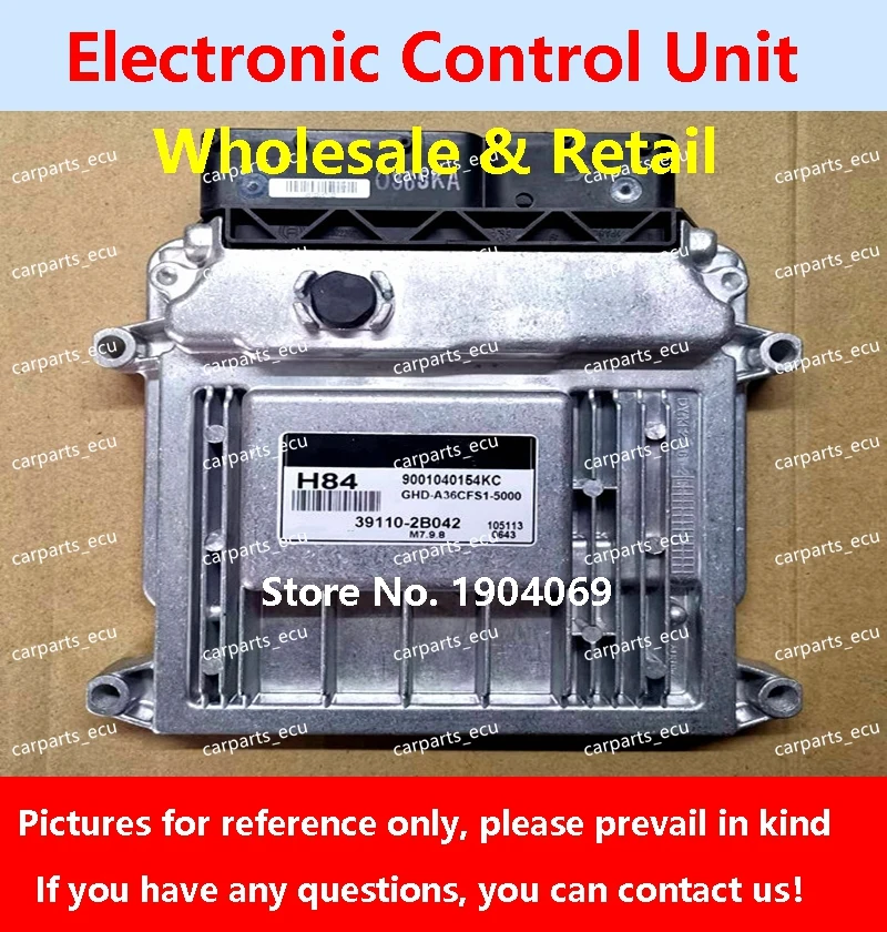 

39115-2B462 0412 ECU 39110-02JI0 0289/39111-26BA1 K57 для Hyundai Elantra KIA Компьютерная плата двигателя автомобиля/M7.9.8 39110-2B042 H84