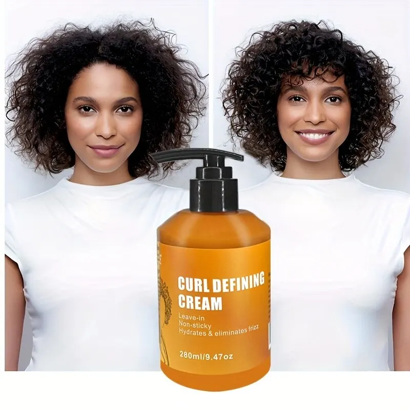 GZE Defining Curl Cream - Enhances Waves and Curls While Adding Definition | Conditions, Detangles, and Reduces Frizz | Paraben