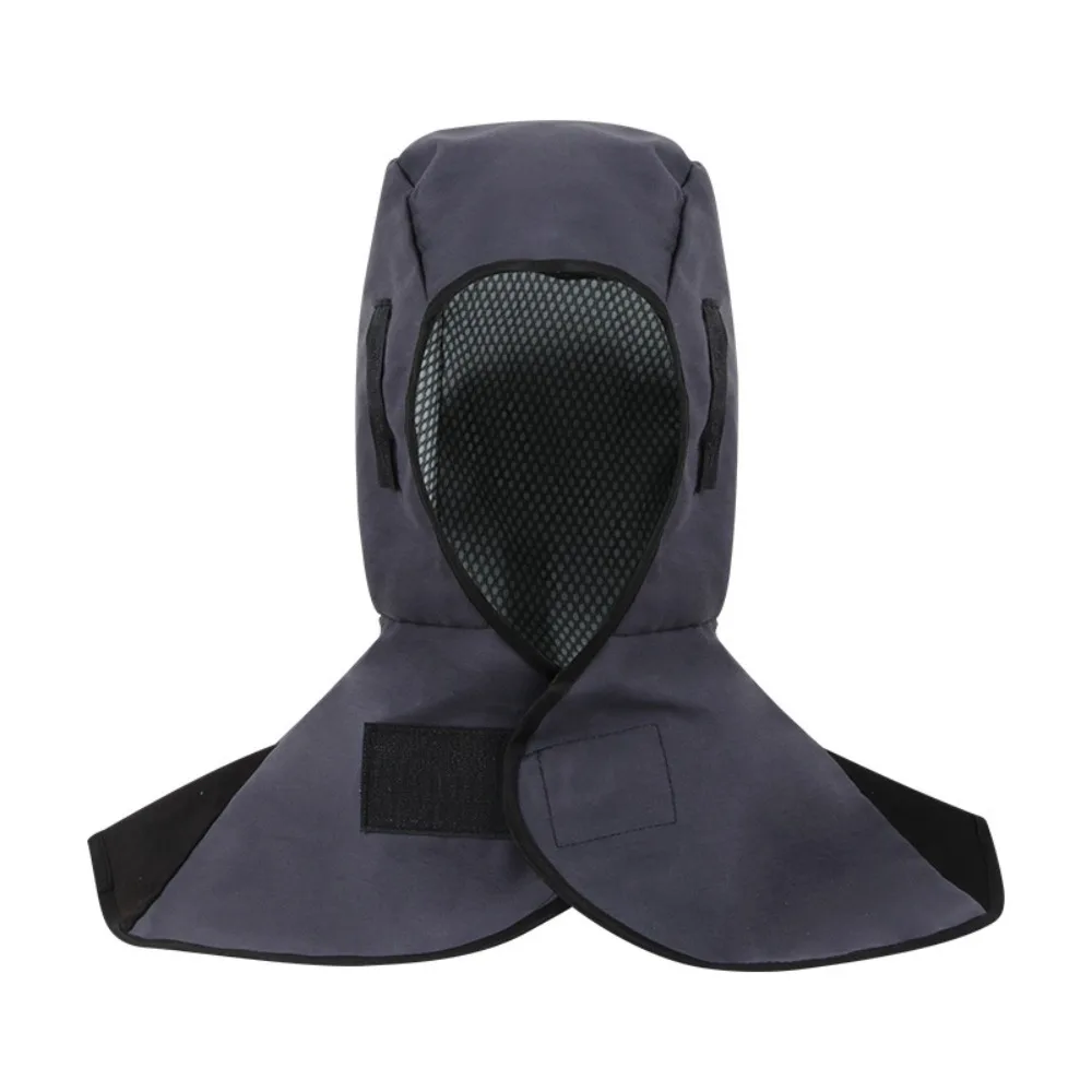 Washable Full Protective Welding Helmet Breathable Fireproof Welding Neck Cover Dustproof Scald Proof Polishing Anti-splash Hood