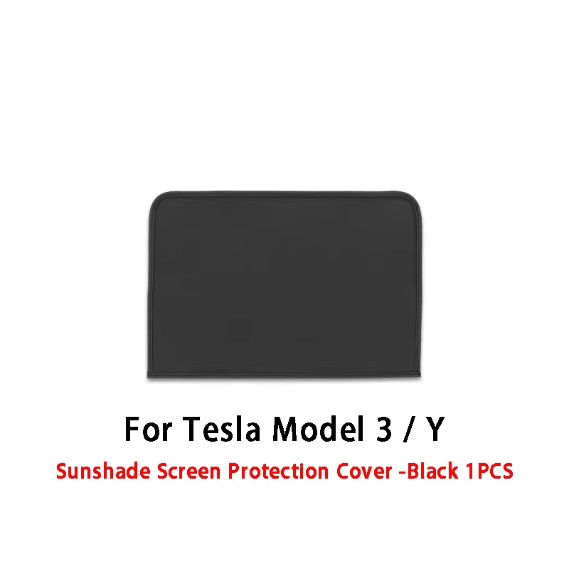 Anti-UV Sunshade Screen Protection Cover For Tesla Model 3 Y Center Console Navigation Display Dust Case Interior Accessories