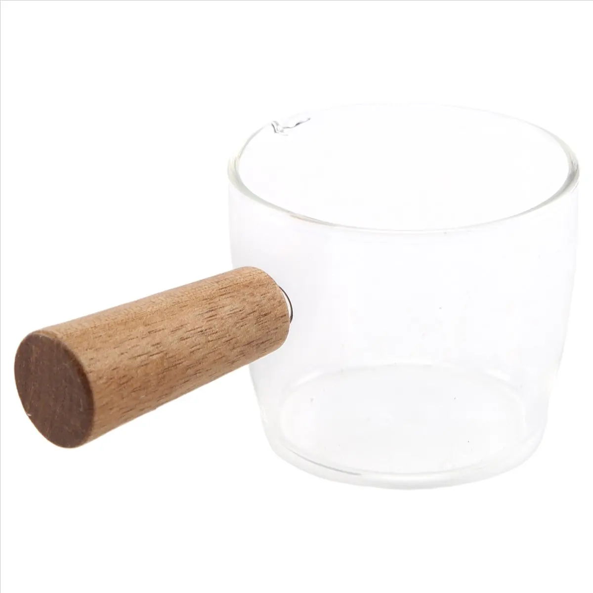 A56K 1Pcs Sauce Dish with Handle Dipping Bowl Glass Bowls Sauce Dish Seasoning Dish Saucer Appetizer Plates Tableware Kitchen To