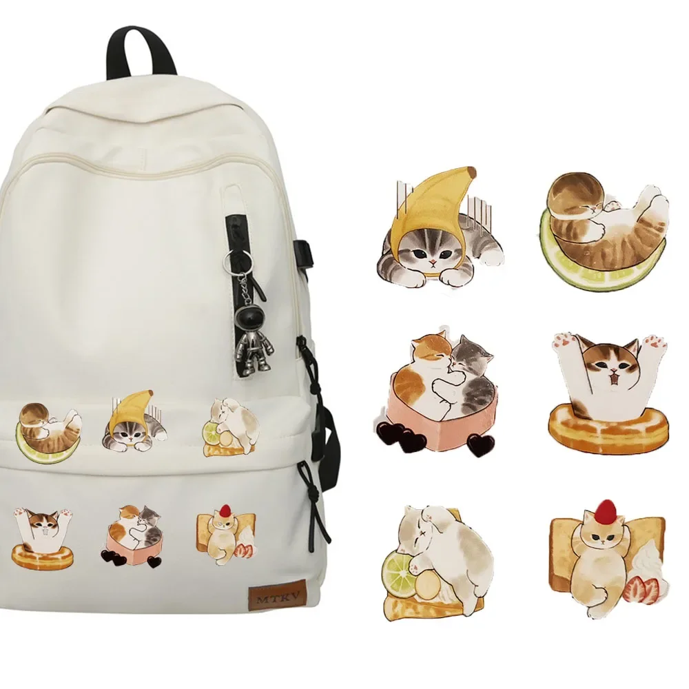 

6pc Funny Cute Cat Acrylic Brooch Badge Small Breastpin Wholesale Korean Accessories Fashion Shirt Bag Lapel Skirts Badge Pin