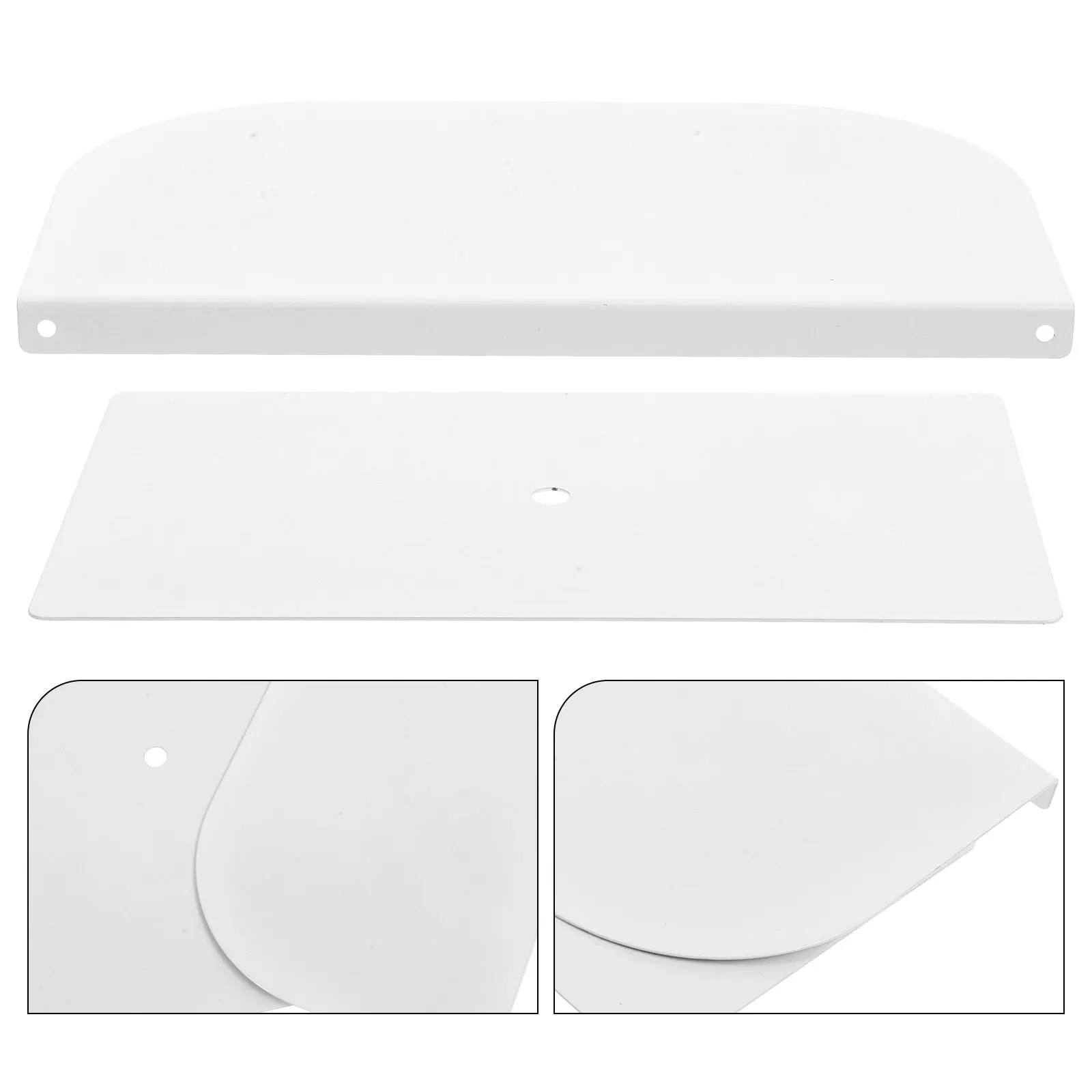 1 Set Monitor Stand Grommet C Clamp Installation Hole Reinforcement Plate Steel Mounting Bracket Desktop Fixing Stable Durable