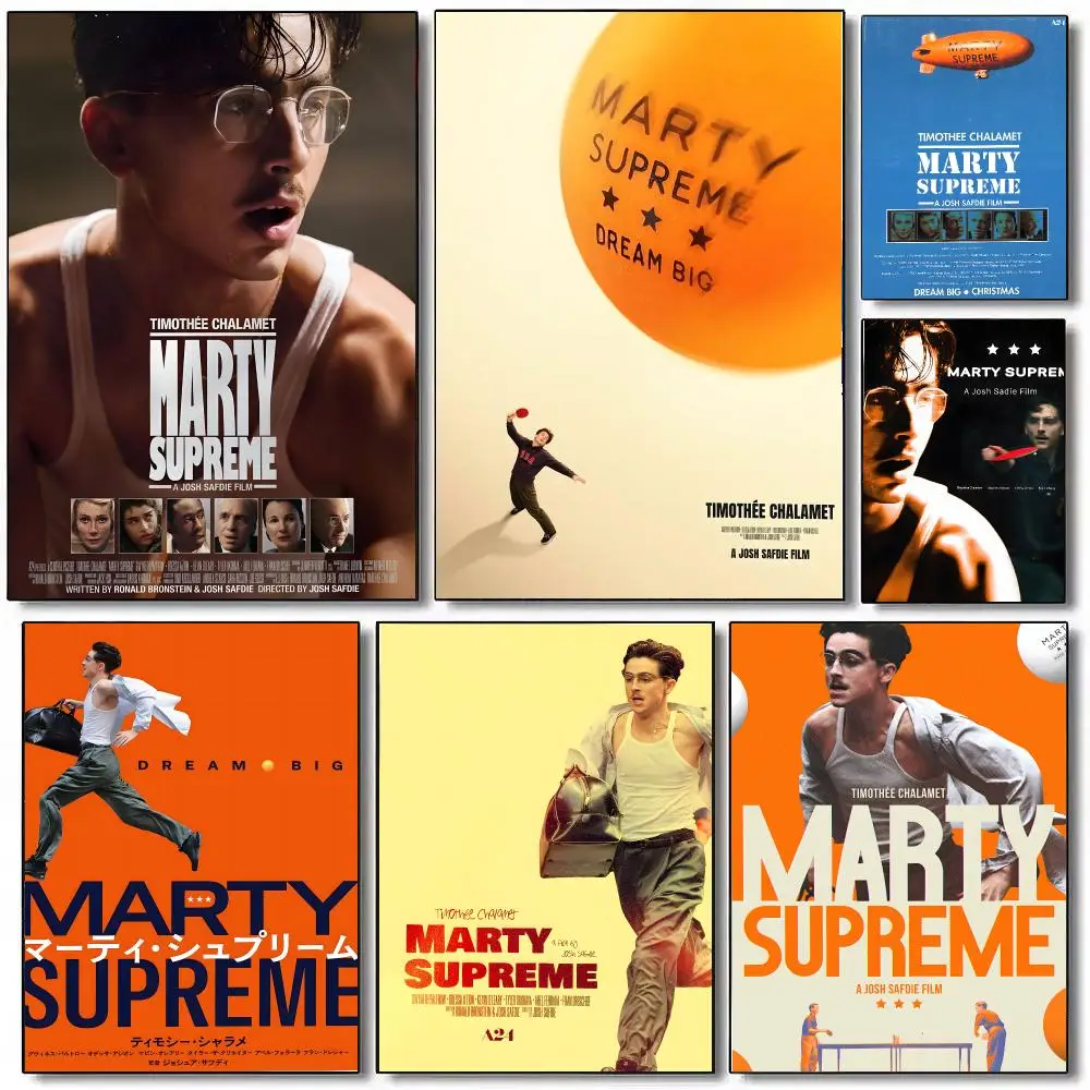 M-Marty Supreme Poster Sticky Painting Prints Wall Art Waterproof Home Living Bed Room Bar Cafe Aesthetic Decor