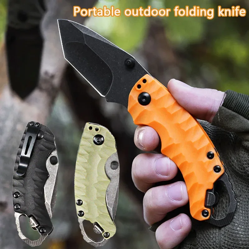 NEW Multi Functional EDC Pocket Folding Knife with Bottle Opener, Portable Outdoor Camping, Hiking, Rock Climbing