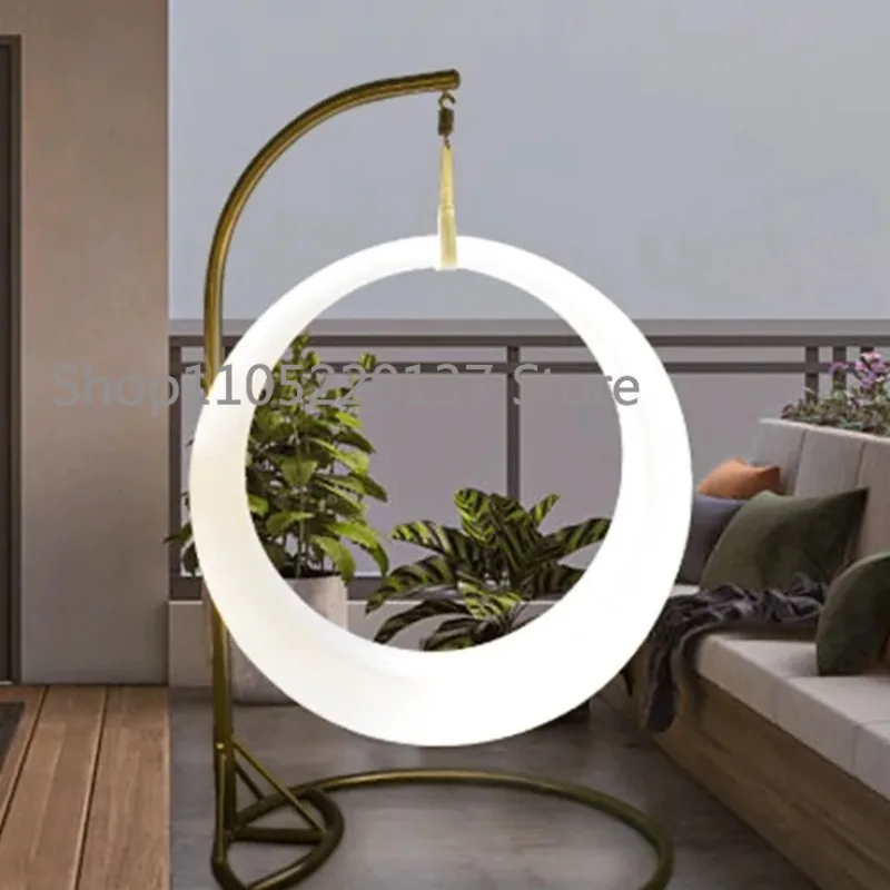 Backyard LED Swings Glowing Patio Garden Swing Brings Oodles Of Ambience To The Party And Outdoor Barbecue