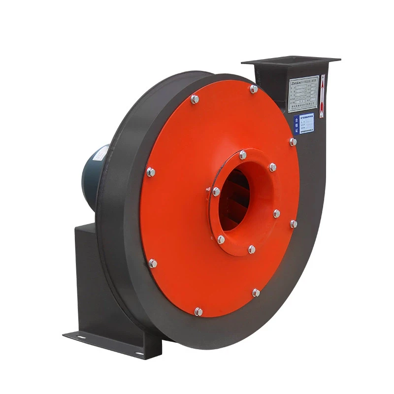 Ventilador de ventilación centrífuga Industrial de alta presión 9-12, eliminación de polvo para transporte de plástico, hierro fundido de pie libre