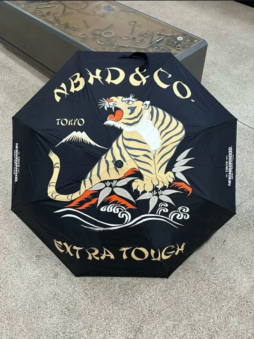 Ombrello automatico con stampa tigre