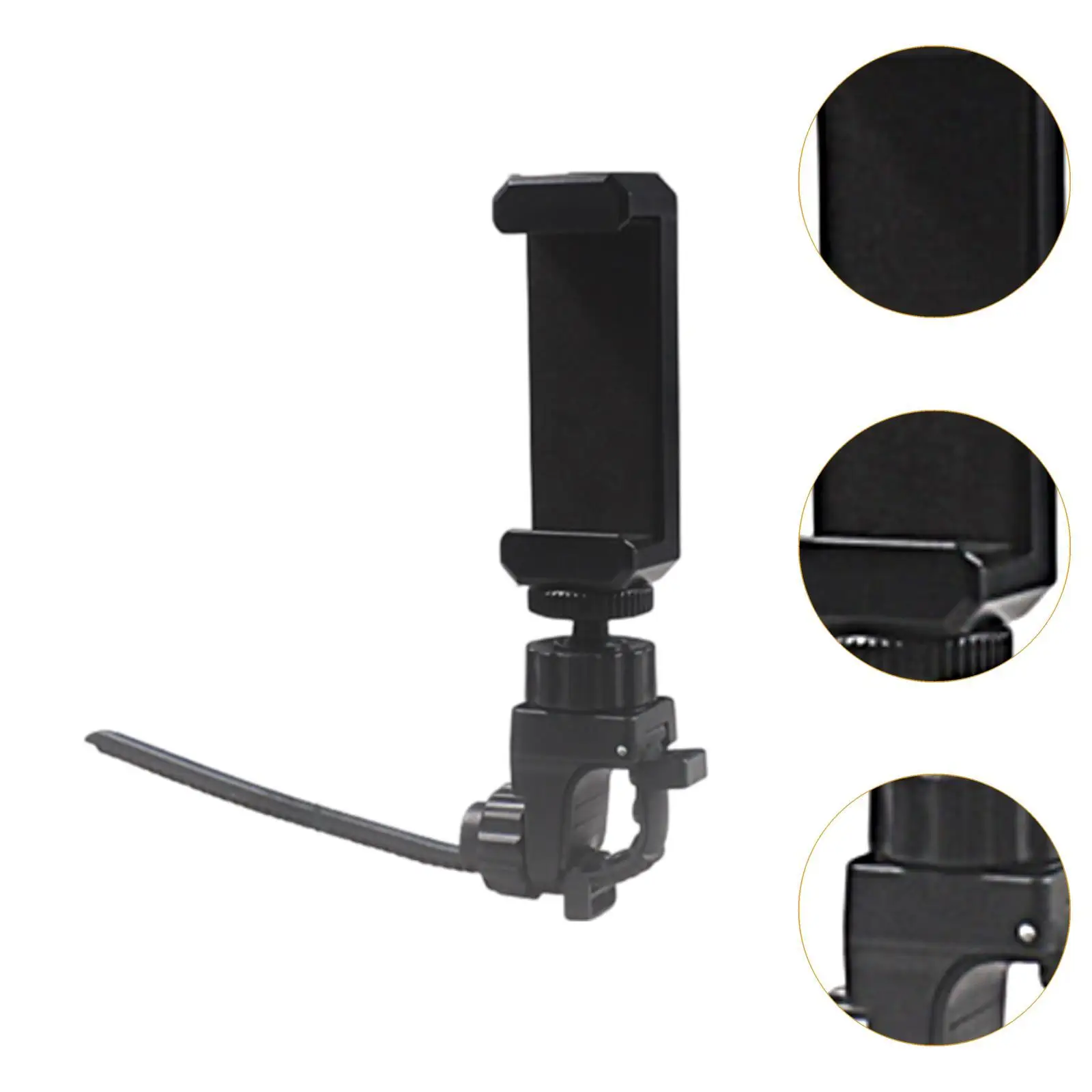 Durable Trumpet Phone Stand Adjustable Lyre Holder for Cell Phone Easy PDF Sheet Music Reading for Clarinet Saxophone Live Band