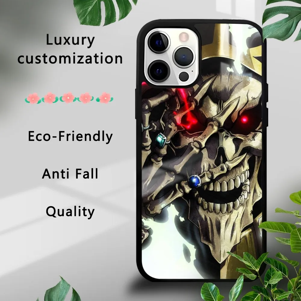 

Overlord Phone Case For iPhone 16 15 14 13 12 11 Pro Xs Max Mini Plus Celulares Hard Funda