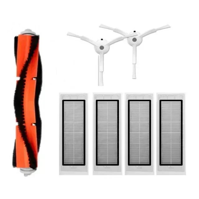 New Main brush Washable hepa filter side brush kit for Xiaomi Mi vacuum 1st 1S Robot Roborock S50 S51 S55 S6 T60 T61 T65 parts