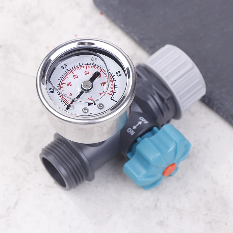 Pressure Regulator G3/4'' Adjustable Water Pressure Regulator Valve With Pressure Gauge Greenhouse Garden Irrigation Controller~