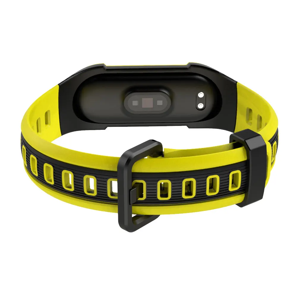 สำหรับ Xiaomi Mi Band 7สาย Mi 6 5 4 3สร้อยข้อมือซิลิโคน Correa Miband 5 Amazfit Band 5สายรัดข้อมืออุปกรณ์เสริม