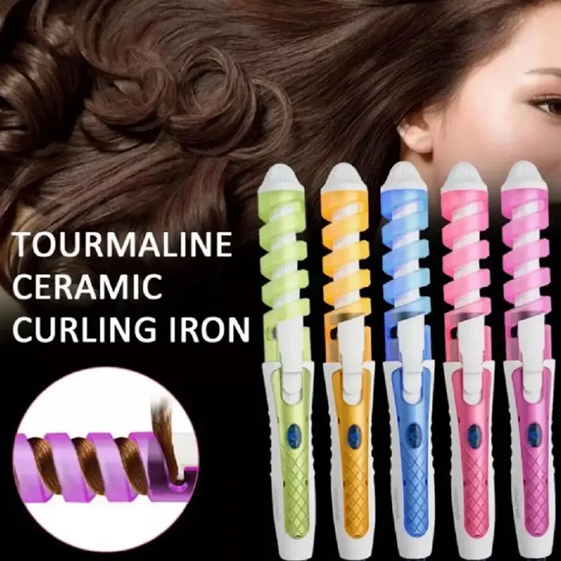 Portable automatic rotating Magic Ceramic Styling tool Electric Hair curler Home salon anti-perm spiral curler