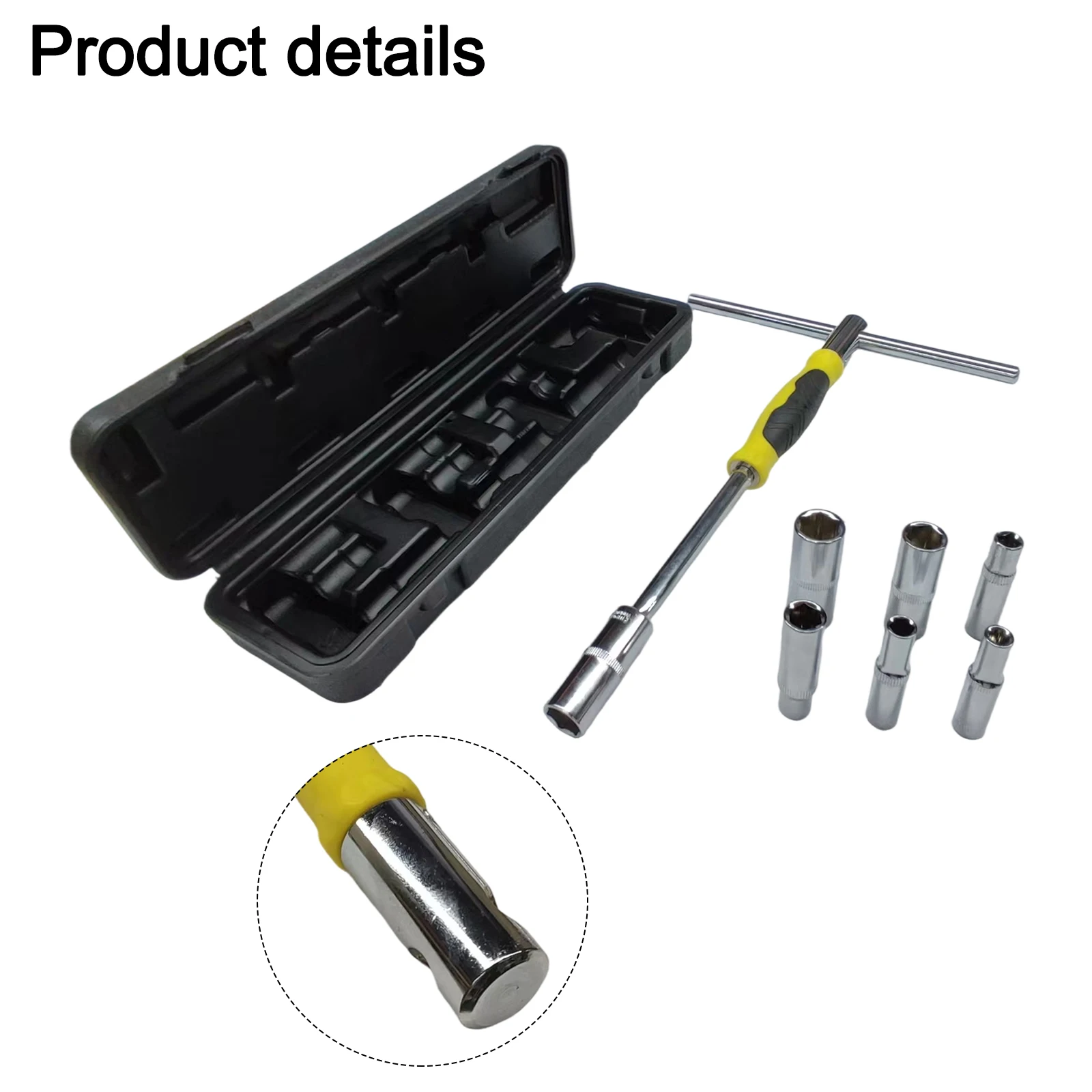 14in Socket Wrench Removable T Type Hexagon Spanner Non Slip Grip Suitable for Auto and Appliance Maintenance Tasks