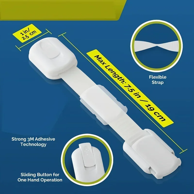 子供の安全キャビネットロックベビープルーフセキュリティプロテクター引き出しドアキャビネットロックプラスチック保護子供の安全ドアロック