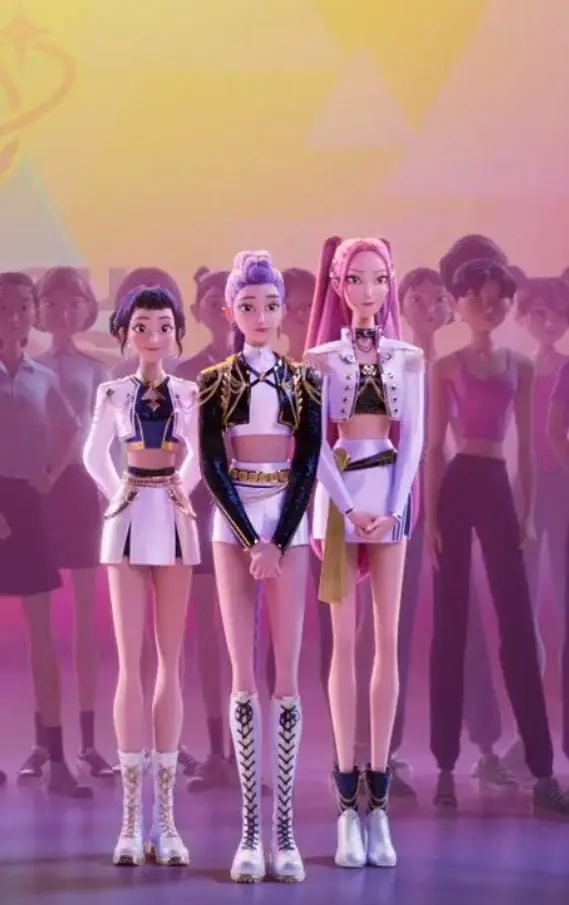 K-Pop Охотники на демонов Зои Руми Мира Костюм Необычные платья Косплей Виртуальный идол Фильм Косплей для девочек Хэллоуин Карнавал