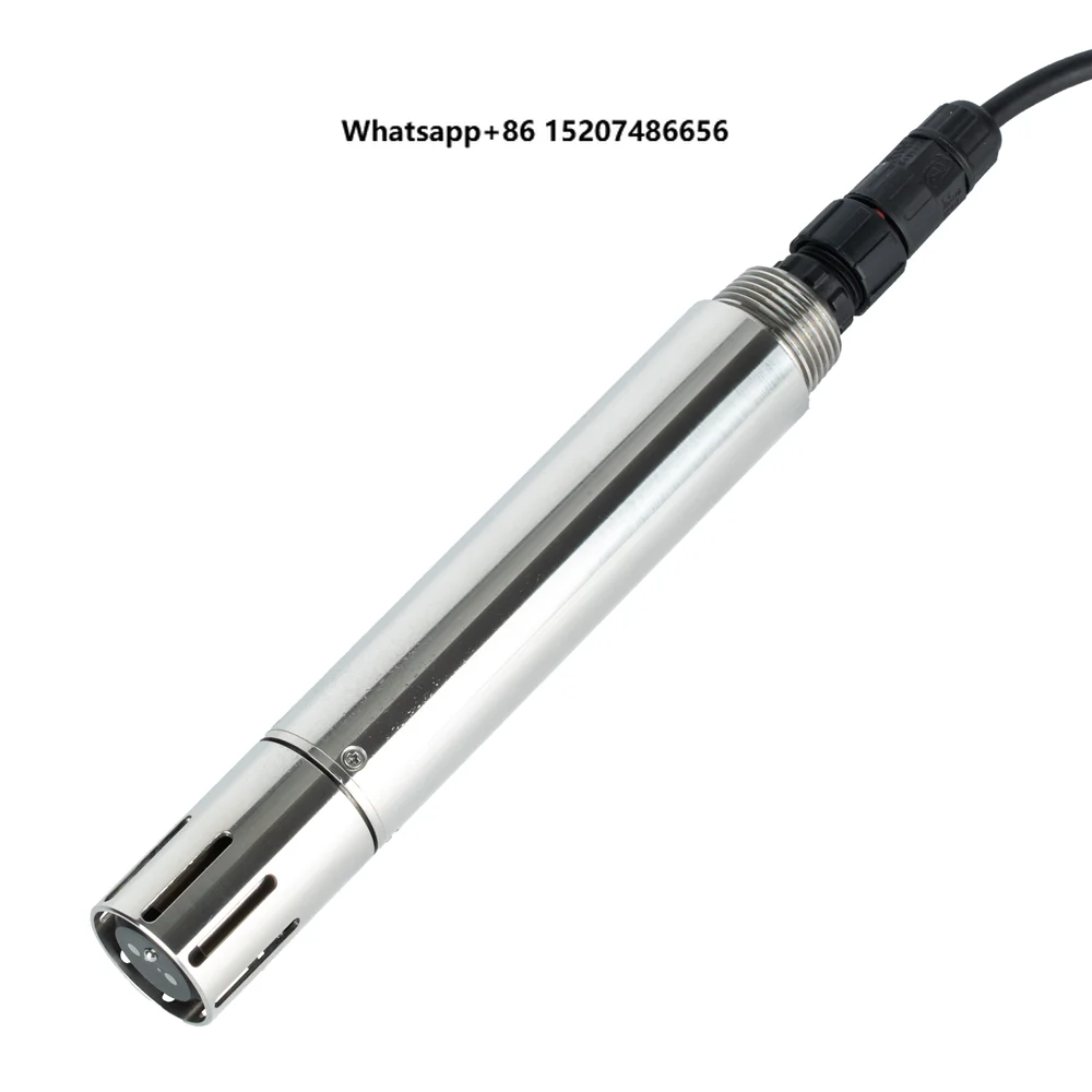 Industrial Electrochemical Conductivity Sensor DDM-406 RS485 Modbus RTU 4-20mA IP68 Submersible 3/4 NPT Water Quality