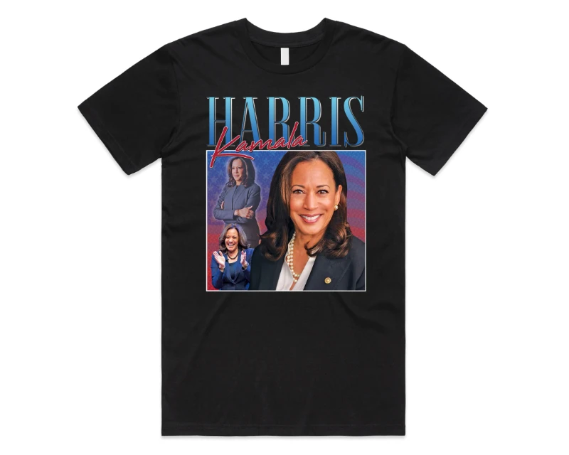 Virgola La Kamala Harris per il presidente 2024 signora Vice presidente t-shirt cotone donna uomo Unisex top stampato Big Size top S-4XL