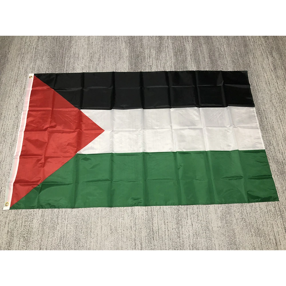 Palestine Flag 60x90cm 90x150cm Hanging Polyester Gaza Palestinian Banner for Decoration National Palestine Palestinians Flags