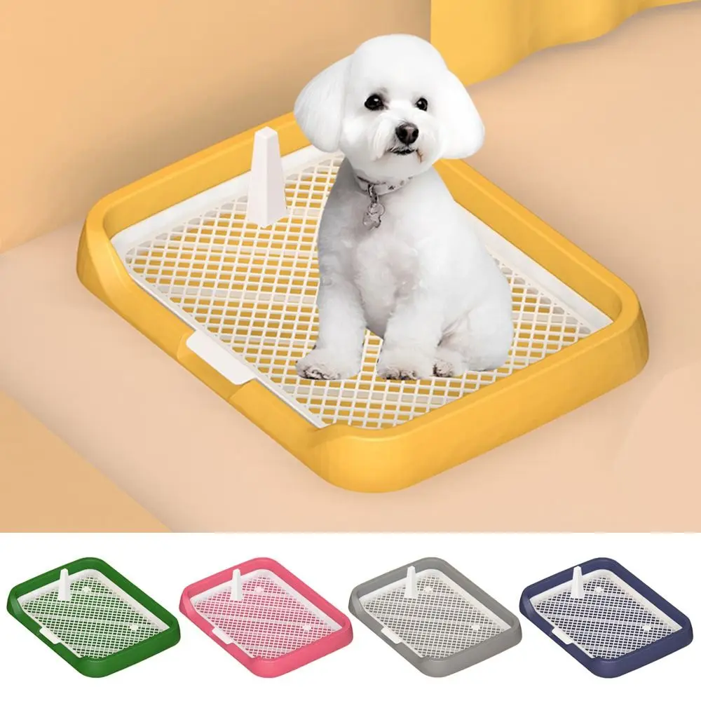 

Plastic Dog Toilet Removable Splash-Proof Reusable Dog Urine Pad Holder Large Capacity Easy To Clean Pet Training Potty Tray