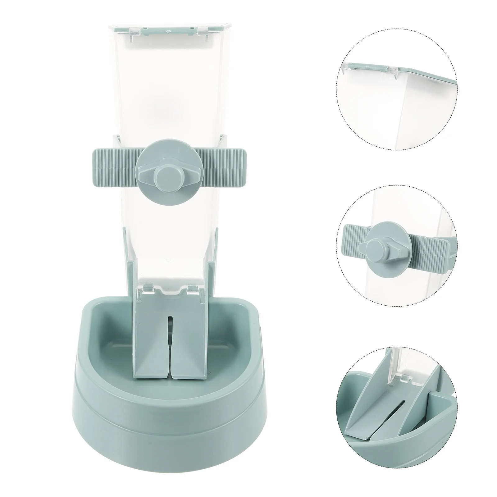 

2L Hanging Pet Food Cage Feeder Automatic Dog Feeder Puppy Bowl Deepened Feeding Station Anti-Spill Pet Supplies