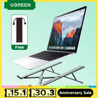 UGREEN Laptop Stand Holder For MacBook Air Pro Adjustable Aluminum Notebook Stand Tablet Stand Laptop PC Support Macbook Holder