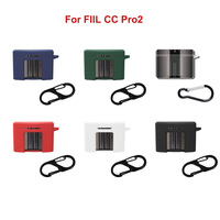 Compatible for FIIL CC Pro 2 Shockproof-Earphone Sleeve Impact-resistant Housing Anti Dust Washable Silicone Soft Cover