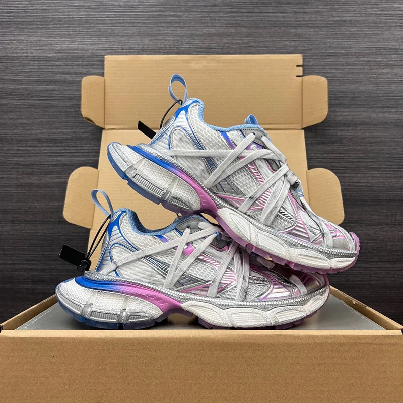 

Strappy Chunky Dad Sneakers Breathable Mesh Casual Shoes Trendy Streetwear Comfort Daily Wear Fashion Footwear for Men Women