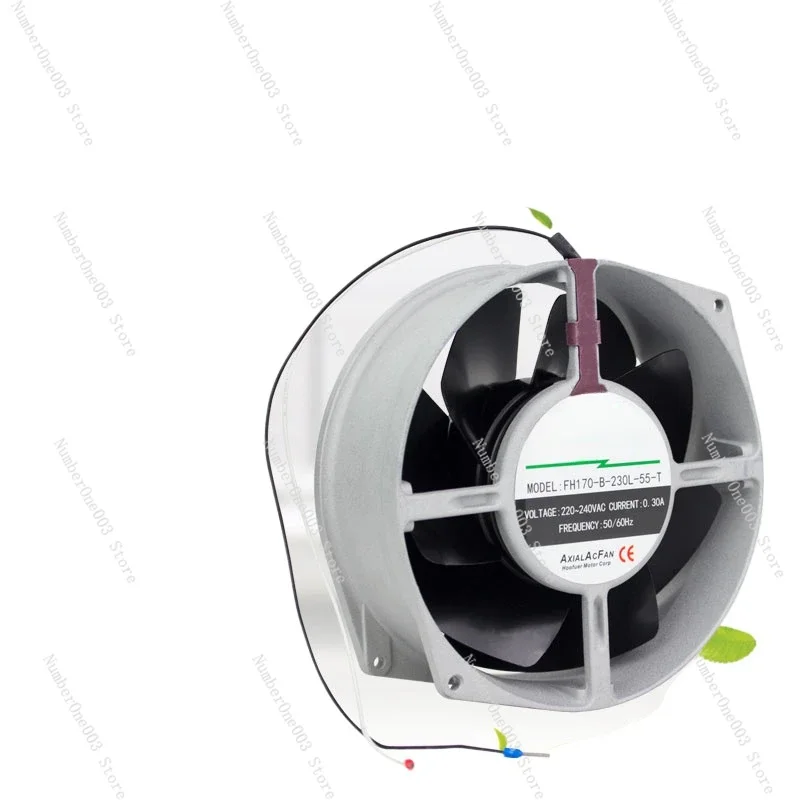 Hongfu axial flow fan 220V, industrial Cabinet fan 17055 17250 distribution cabinet cooling iron blade
