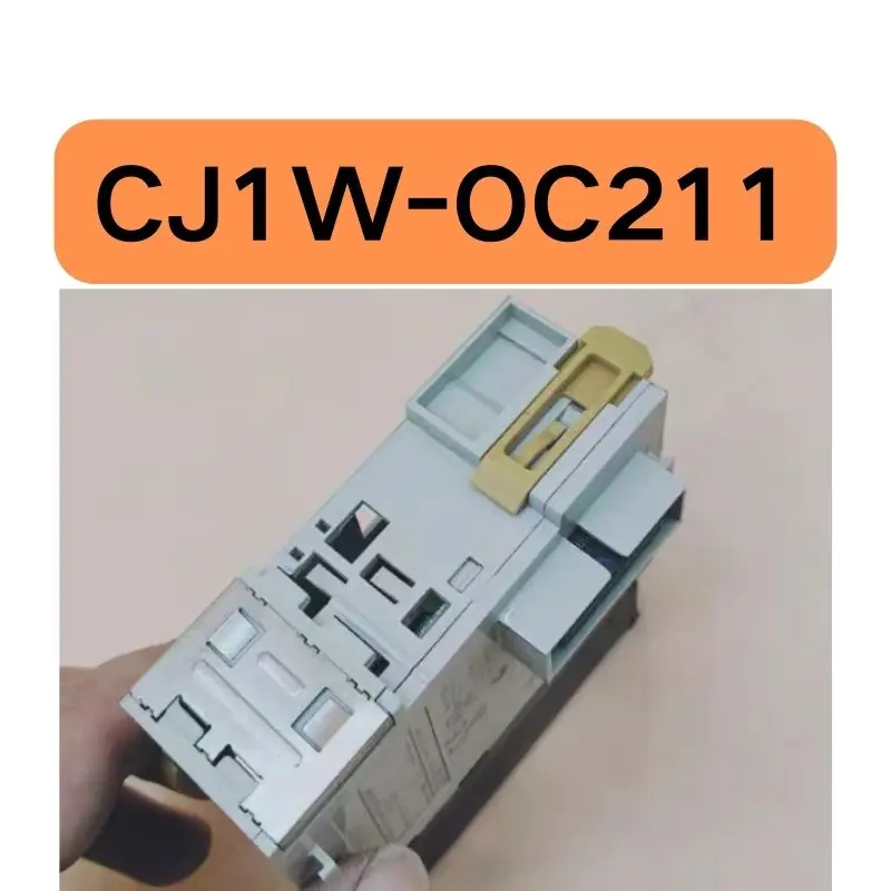 The second-hand CJ1W-OC211 PLC module tested OK and its function is intact