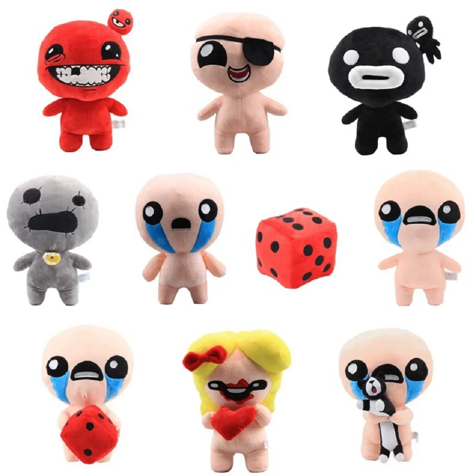 

10 Style 10-30cm The Binding of Isaac Plush Toys Afterbirth Rebirth Game Cartoon ISAAC Soft Stuffed Toys for Children Kids Gifts