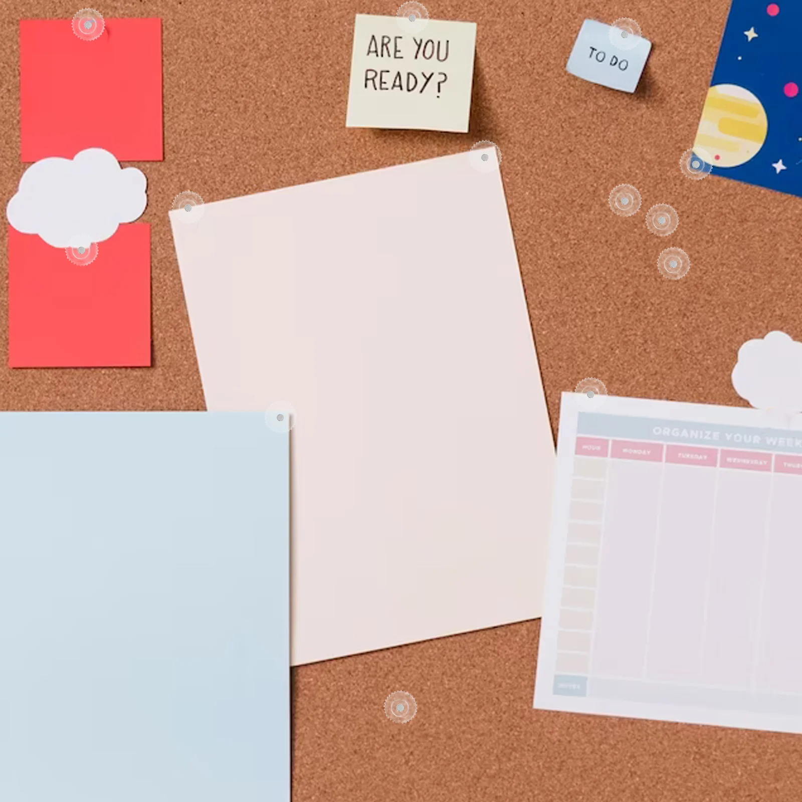 

2 Boxes Gear Shape Thumbtacks Clear Push Pins for Office Cork Boards Bulletin Boards and Map Marking Thumb Tacks