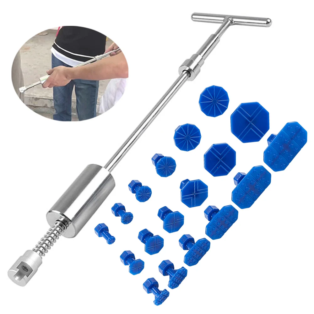 

Автомобильный прибор для удаления вмятин без покраски, инструмент для ремонта, автомобильный Реверсивный молоток, присоска для вмятин, набор инструментов для вмятин 50 см/19,7 дюйма