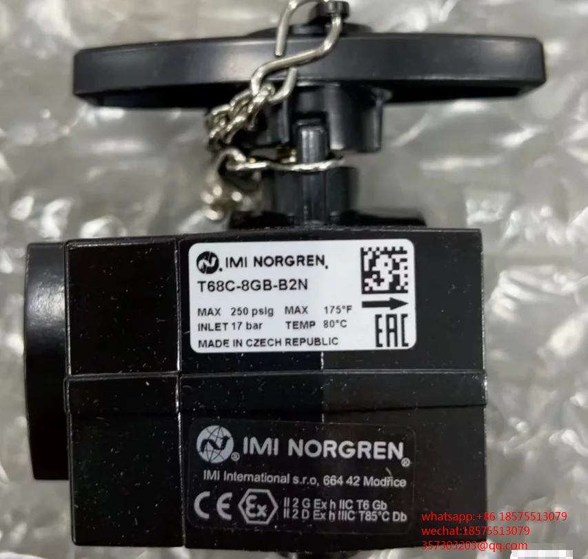 FOR NORGREN T68C-8GB-B2N Manual Stop Valve 1 PIECE