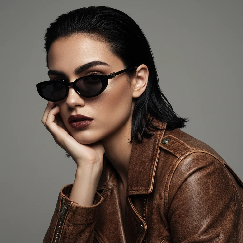 Luxuriöse Designer Cat-Eye Sonnenbrille für Damen, Retro Kleiner Rahmen, G-Luxus-Sonnenbrillen, Outdoor HD Fahrsonnenbrille, Damen-Eyewear