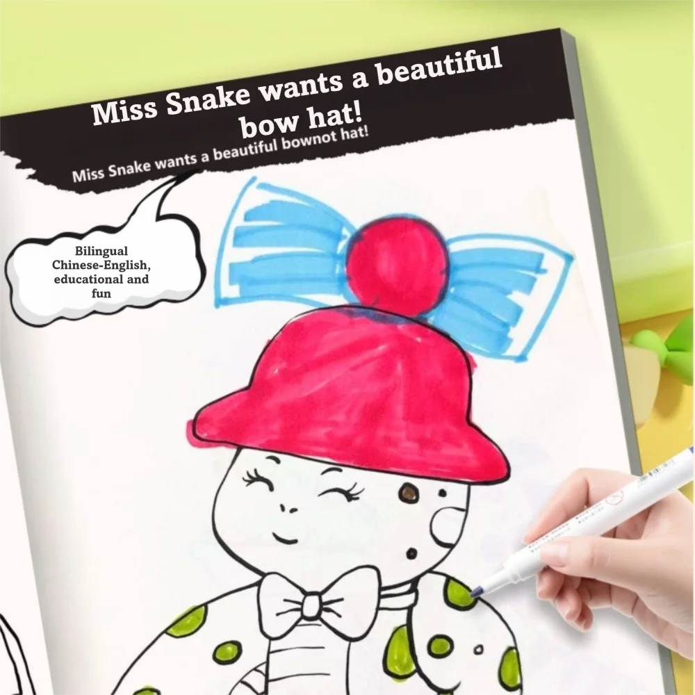 48 Pages Coloring Books Develop Intelligence Educational Creative Comic Book Develop Creative Develop Imagination Painting Books