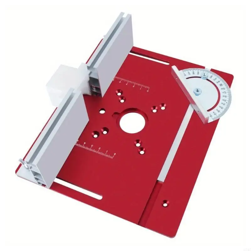 

L74C Woodworking Benches Router Plate with Miter Gauge Guide Aluminium Fence