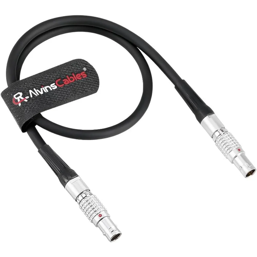 Alvin's Cables 2 Pin Male to 3 Pin Male Power Cable for Teradek MDR.S Receiver, for ARRI Alexa, Z Cam E2, 45CM| 18inches