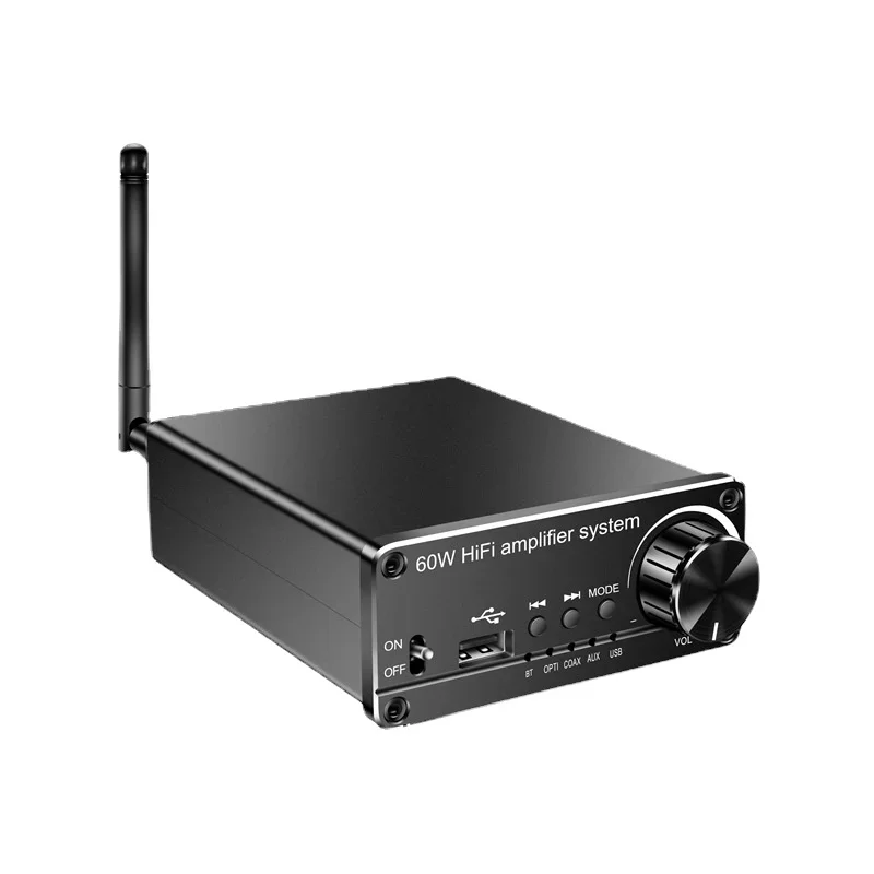 HiFi Bluetooth 5.0 Receiver Digital Amplifier, Cross-Border Special, New Digital To Analog Audio Converter