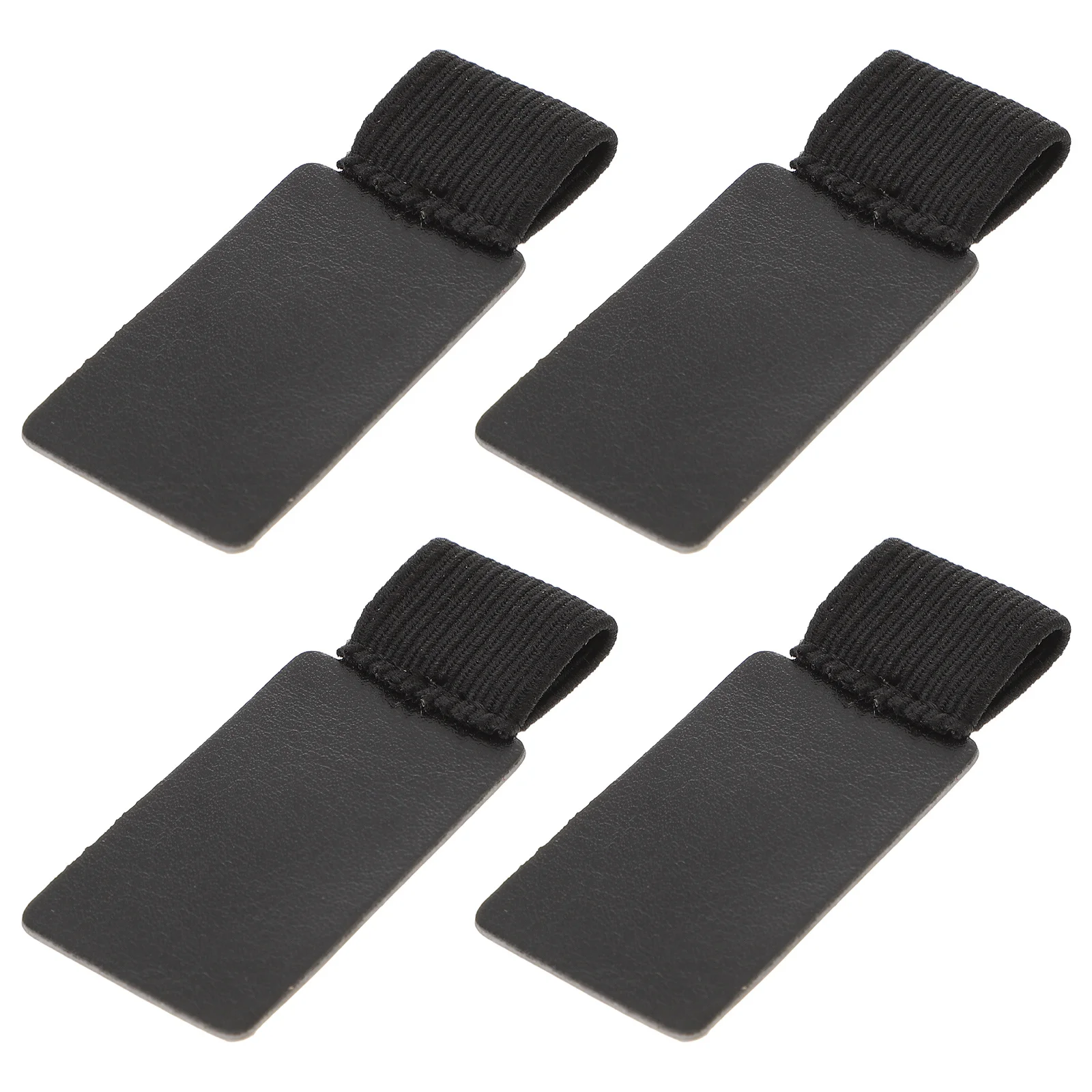 4 шт., держатель для ручек для ноутбука с памятью, черная эластичная петля для телефона и ручек, портативные школьные канцелярские принадлежности, креативные канцелярские принадлежности