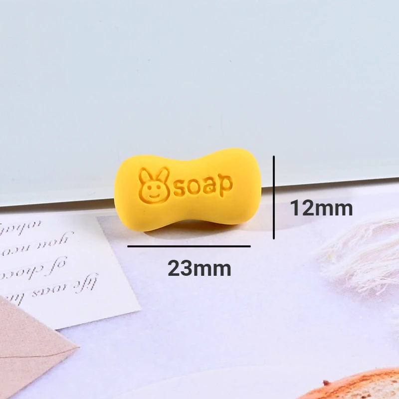 10 Stücke Simulation Seife Harz Cabochon Flatback DIY Schmuck Machen Puppenhaus Zubehör Scrapbooking Outil et Zubehör – Detail 14