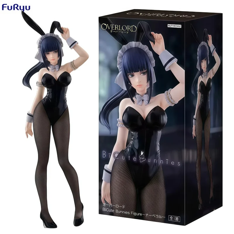 In Stock 100% Original FuRyu Overlord Narberal Gamma BiCute Bunnies Black Bunny Anime Collectible Figure Desktop Home Decor Gift