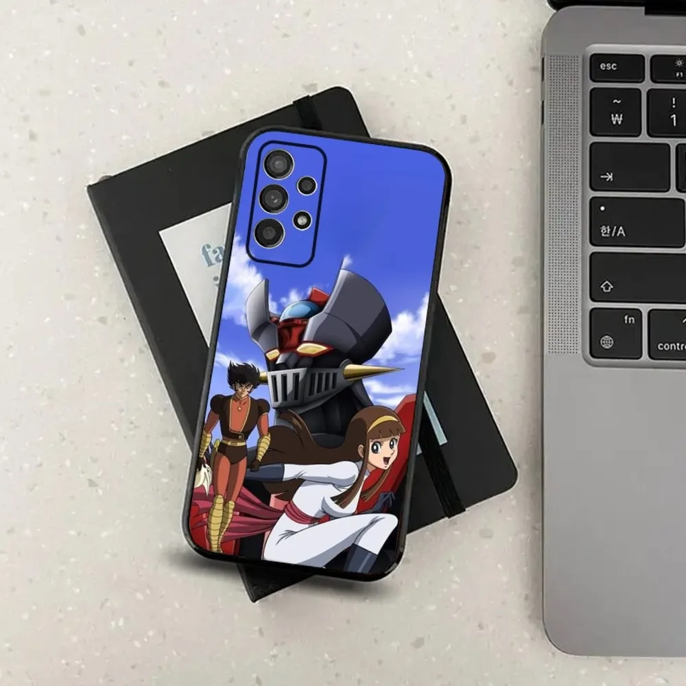 Manga M-Mazinger Z Phone Case For Samsung S24,S21,S22,S23,S30,Ultra,S20,Plus,Fe,Lite,Note,10,9,5G Black Soft Cover