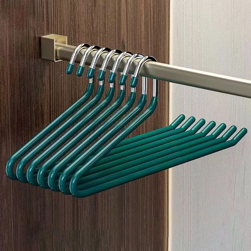 35CM Stainless Steel Pants Hanger Clothes Organizer Closet Trouser Rack ,Bold Metal Non-slip Towel Drying Rack,Save Space