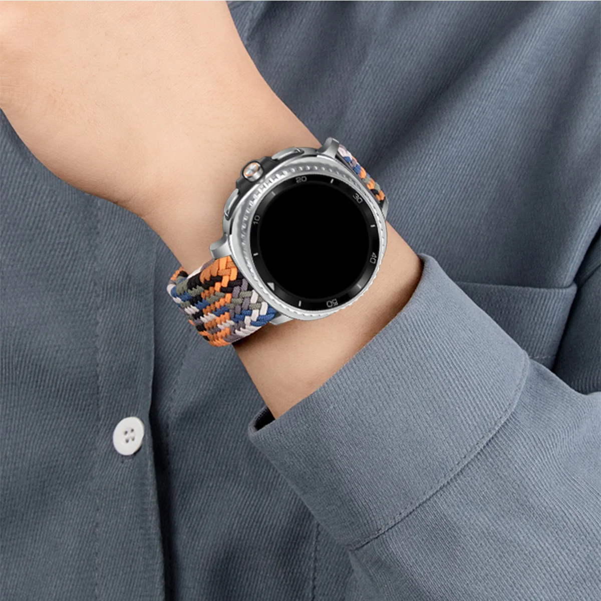 Магнитный нейлоновый ремешок для Samsung Galaxy Watch 8, 40 мм, 44 мм, плетеный браслет Solo Loop для Samsung 8, классический регулируемый ремешок 46 мм