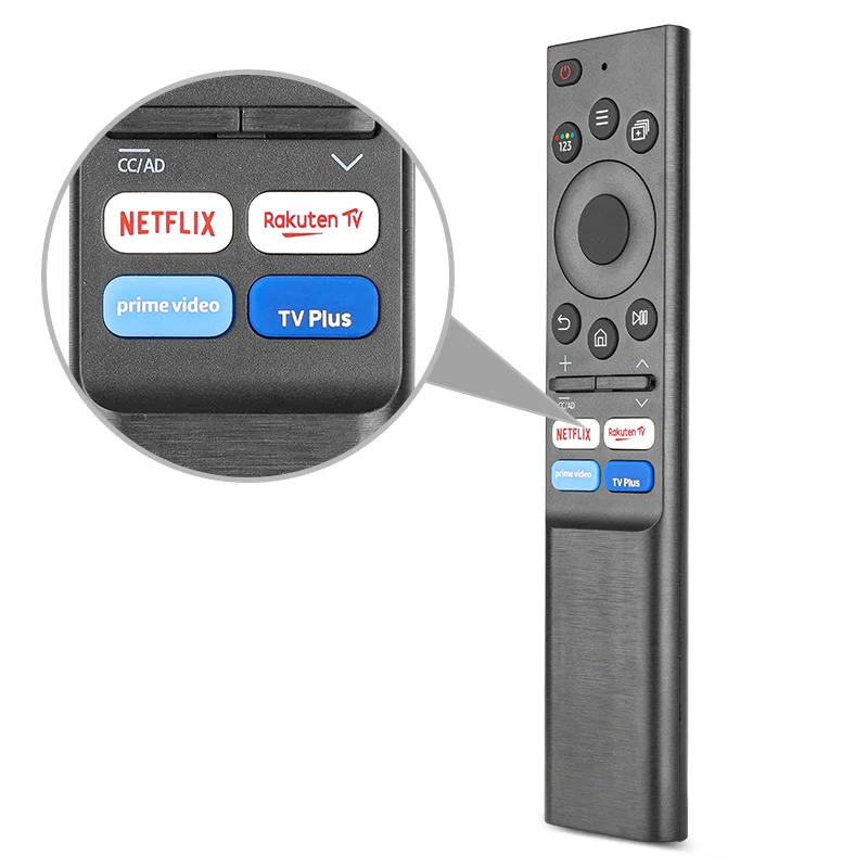 For Samsung Remote Control Replacement With NETFLIX PrimeVideo Buttons, For Samsung TV LCD, LED, QLED, OLED, UHD, SUHD Series